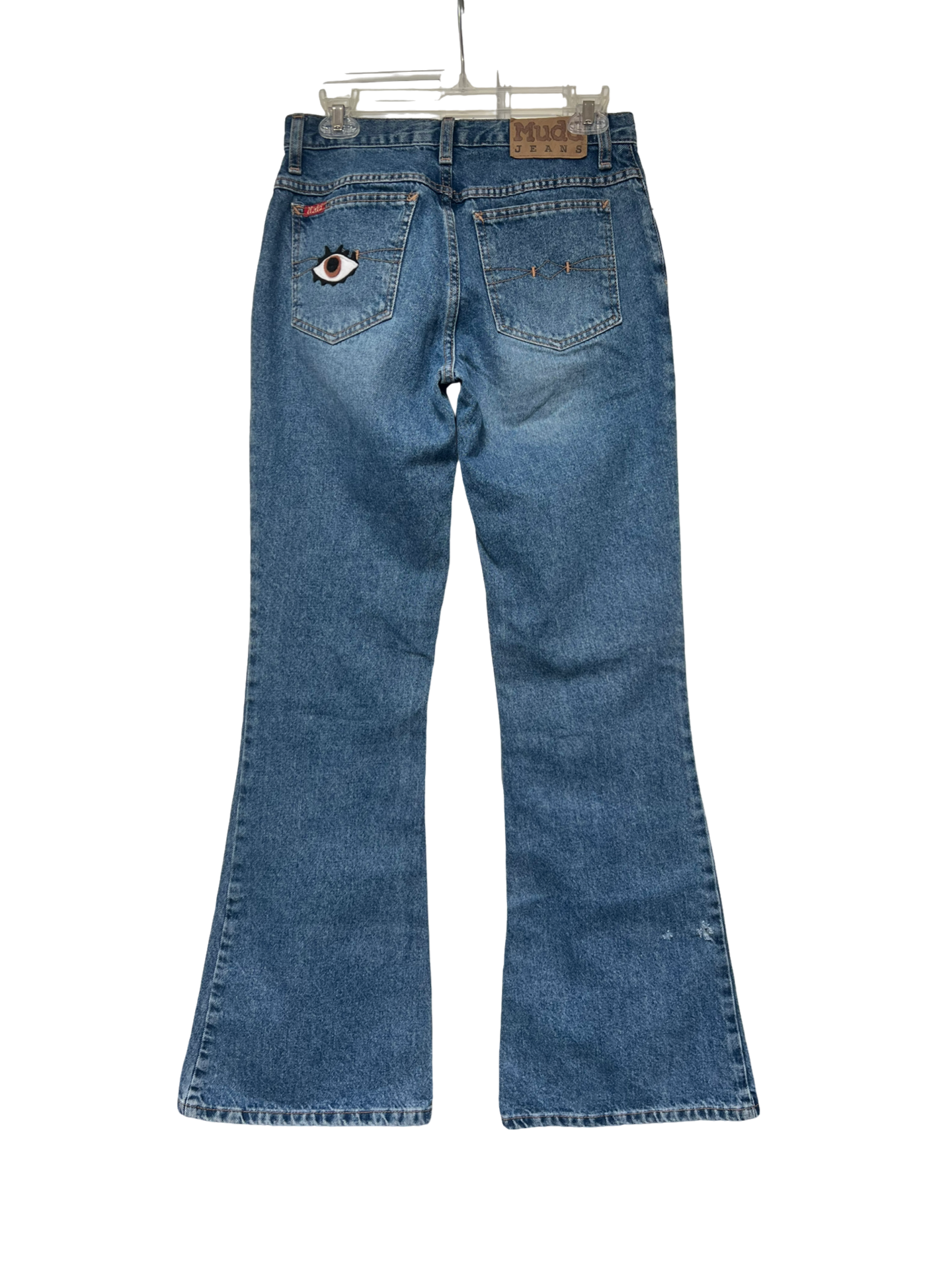 waist 27 felt "eyeball" jeans